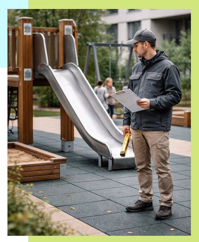 Сертификация детских площадок в Димитровграде от 25758 р. | Алешин-Дмт