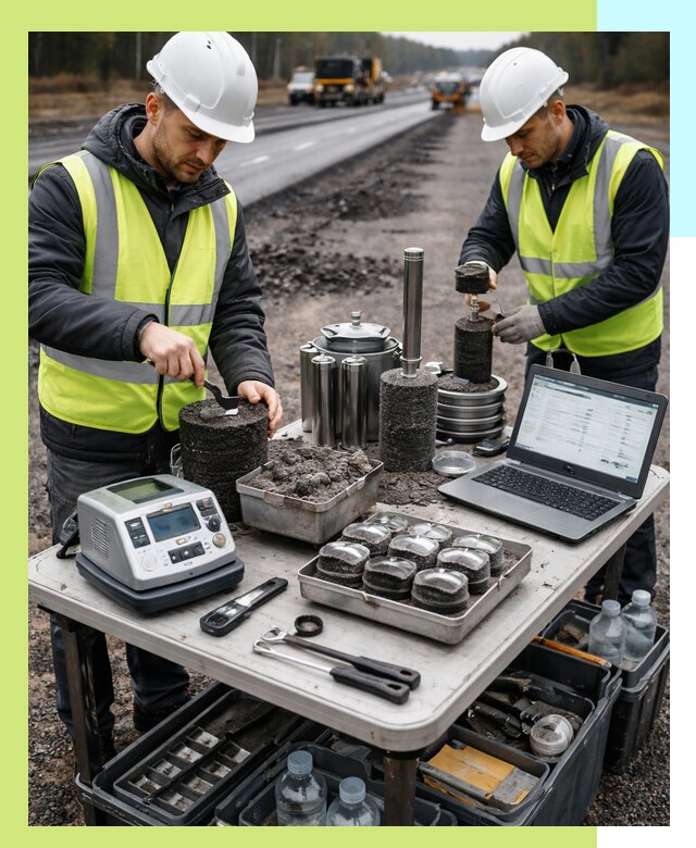 Сертификация асфальта: испытания и подтверждение в Димитровграде