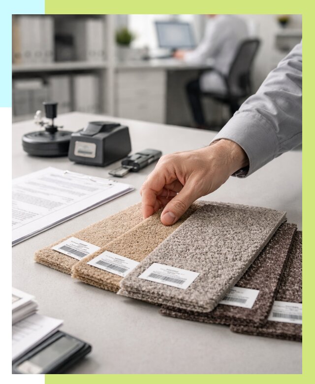 Сертификация ковролина в Димитровграде от 15455 р., Алешин-Дмт