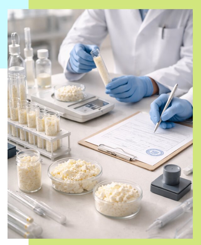 Сертификация творога в Димитровграде от 12364 р. под ключ | Алешин-Дмт