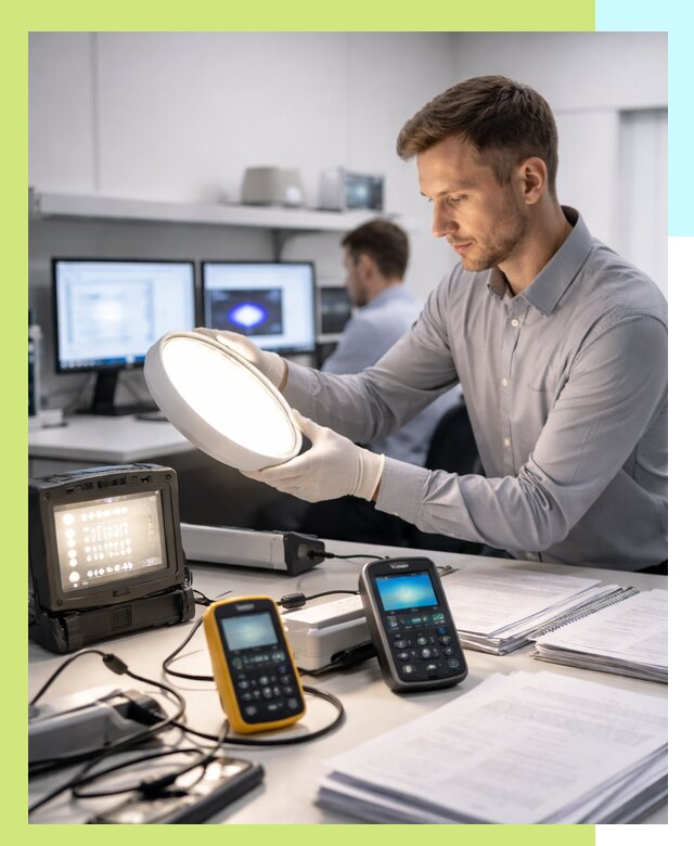 Сертификация светильников в Димитровграде: испытания и оформление