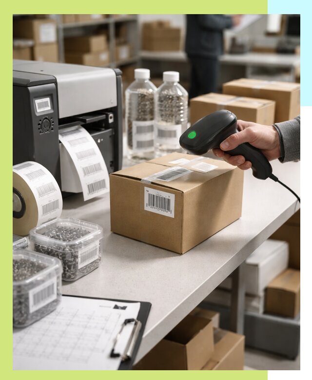 Штрихкодирование продукции и маркировка для продажи в Димитровграде