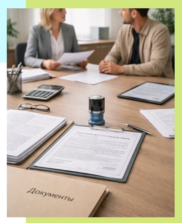 Сертификат соответствия на продукцию в Димитровграде от 15455 р.|Алешин-Дмт