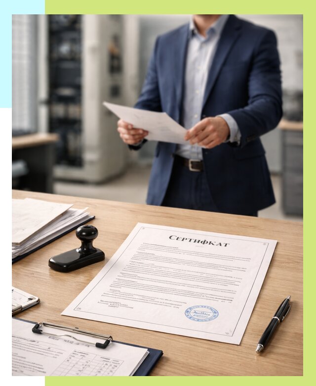 Сертификат на оборудование в Димитровграде от 15455 р. | Алешин-Дмт