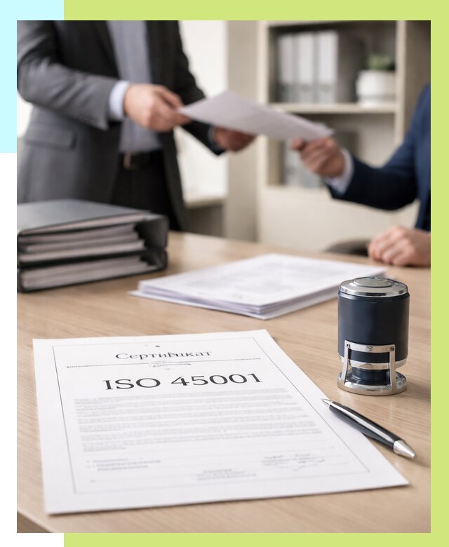 Сертификат ISO 45001 в Димитровграде под ключ от 46364 р. | Алешин-Дмт